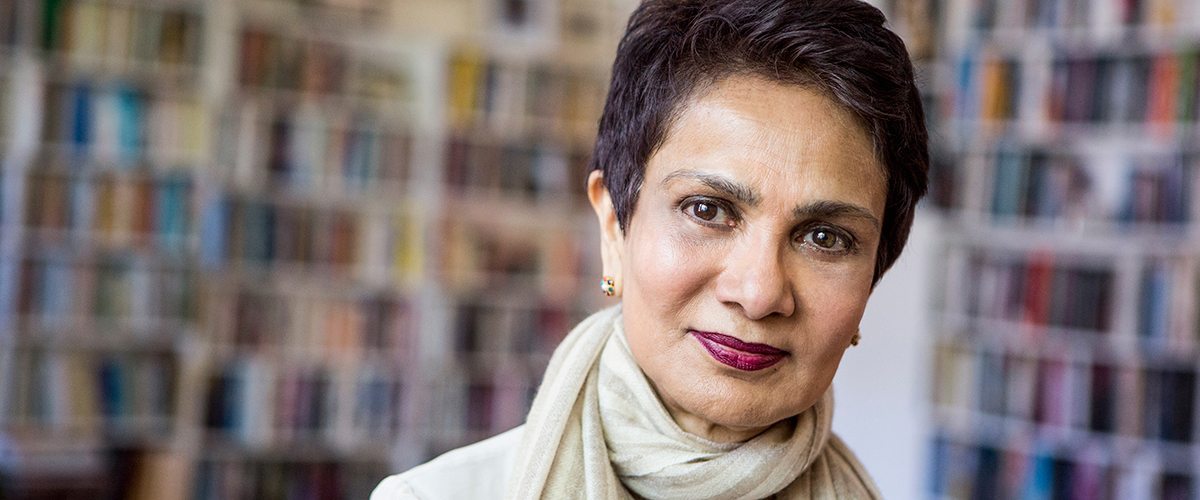 A portrait of cancer researcher Dr. Azra Raza