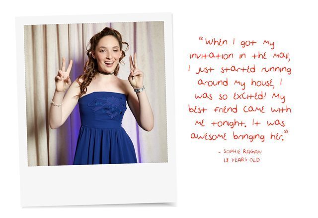 Sophie Ragan at the prom