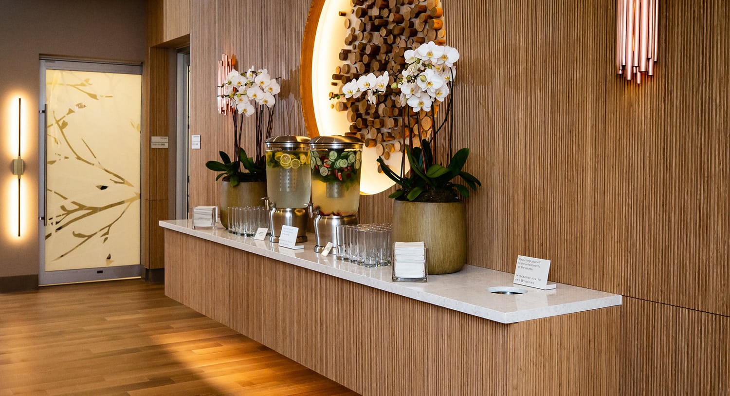 Integrative Health and Wellbeing's refreshment area