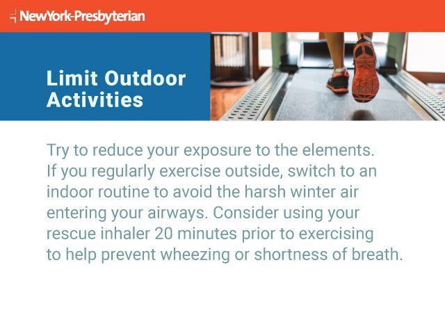 Text explaining why it's important to limit outdoor activities