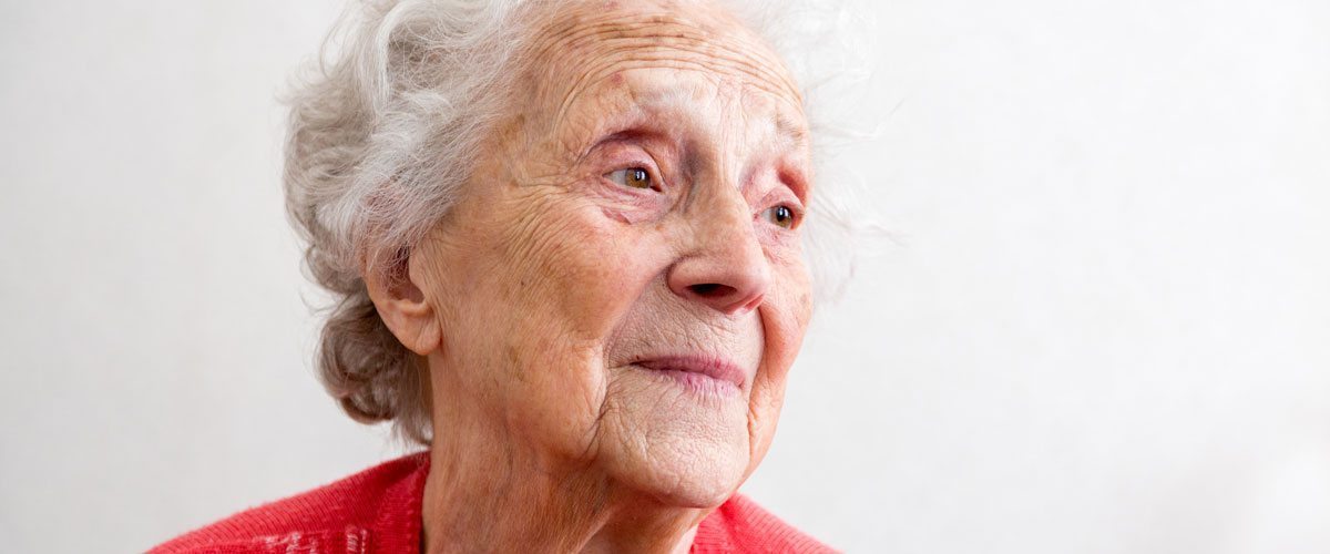 Portrait of an elderly woman