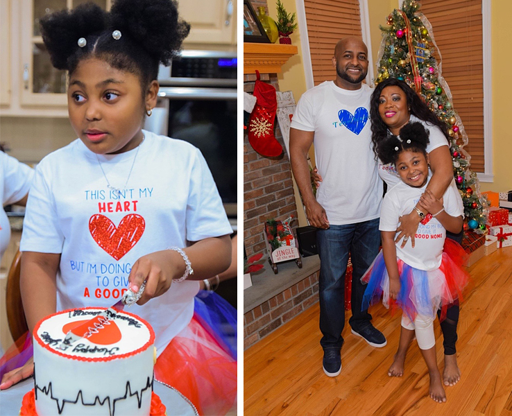 Jenna Skeete celebrating the 5 year anniverary of her heart transplant.