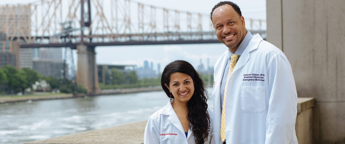 Portrait of Drs. Diksha Mishra and Cleavon Gilman
