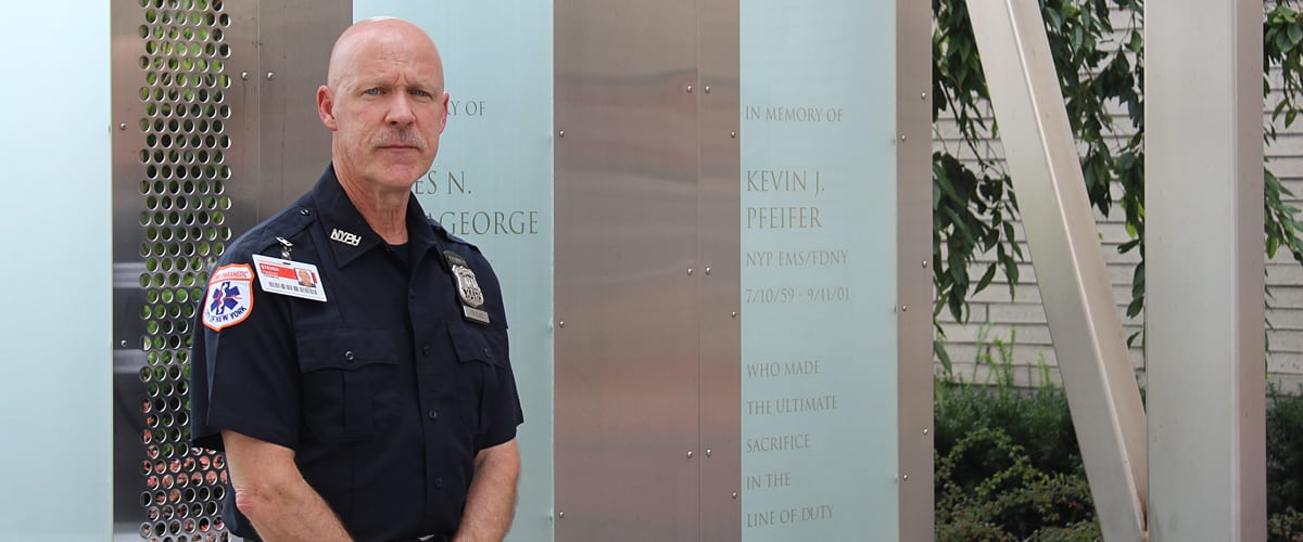 Portrait of NewYork-Presbyterian paramedic Steven Friend