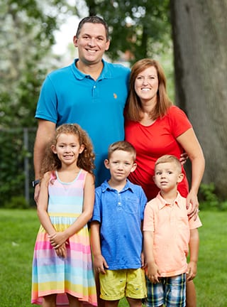 Portrait of the Vander Molen family