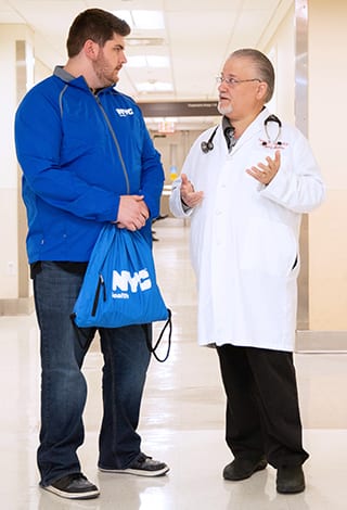 Dr. Osman Sayan with wellness advocate Ben “Big Ben” Mushlin