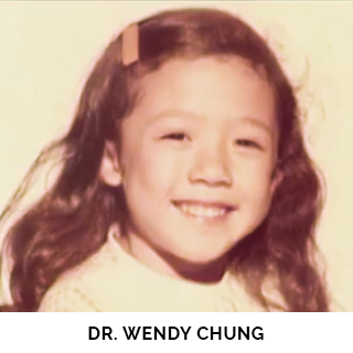 Dr. Wendy Chung as a child