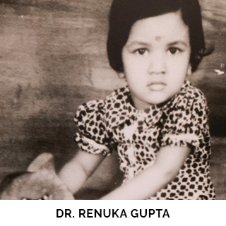 Dr. Renuka Gupta as a child