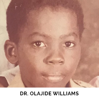 Dr. Olajide Williams as a child