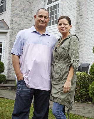Portrait of Sandy and Michelle Kyrkostas