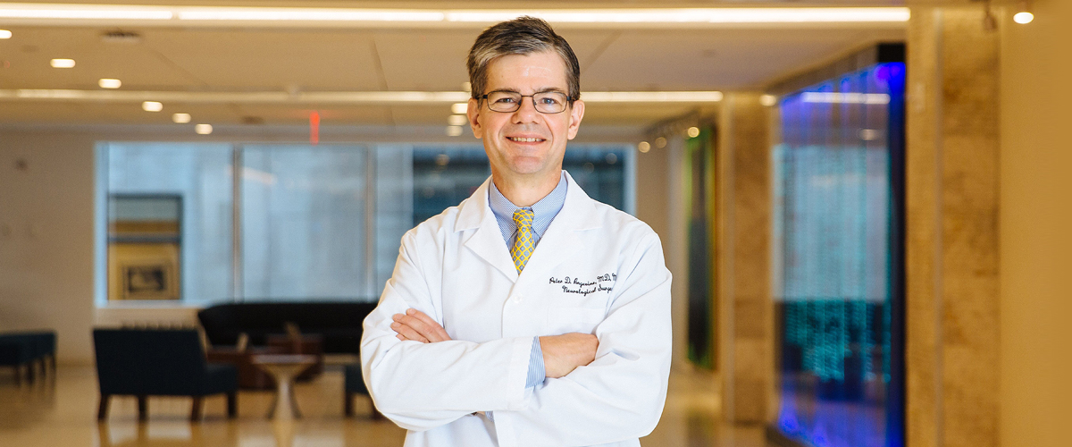 Portrait of Dr. Peter Angevine, spine surgeon