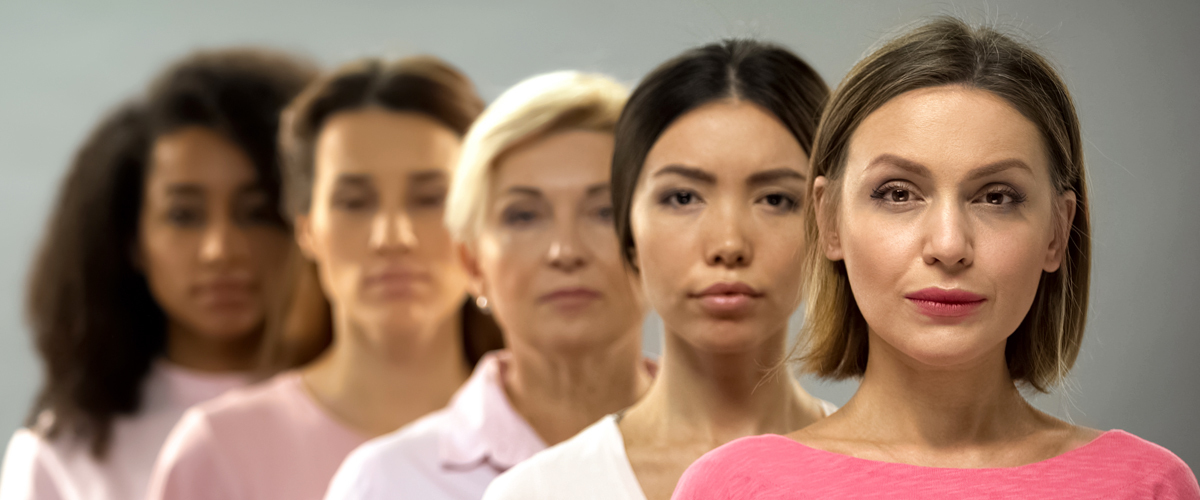 Diverse group of women showing how gynecologic cancer affects a variety of women