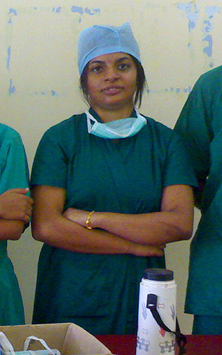 Dr. Sowmya Sreekanth during her surgical internship in 2007