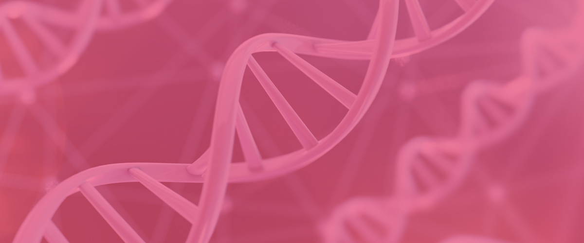 Macro image of dna strand