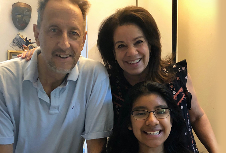 Duncan with his family