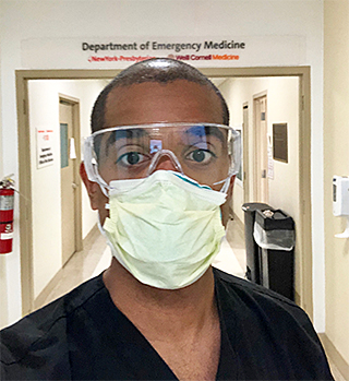 Dr. Tomas Diaz from UCSF, one of the healthcare teams helping NYP during COVID-19.