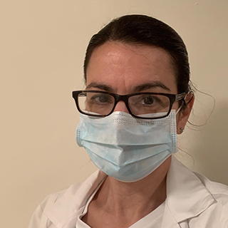 Jennifer Tutone, one of the NYP nurses on the front lines.