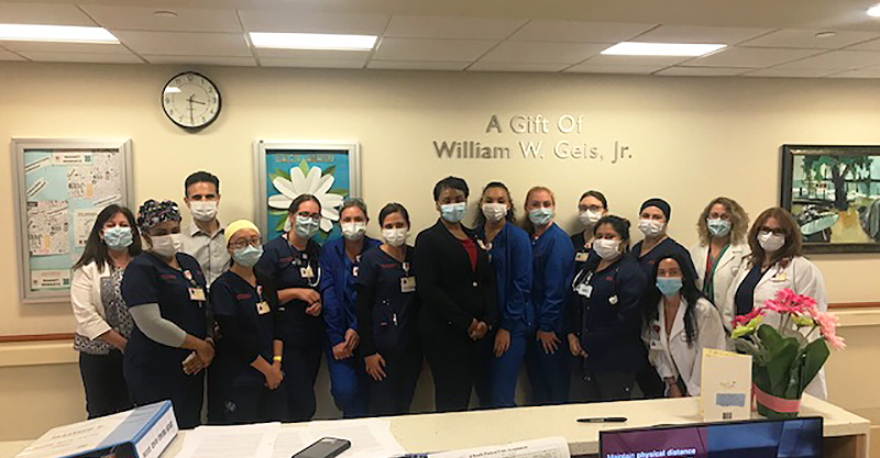 The 4 South Medical-Surgical team at NYP Hudson Valley Hospital