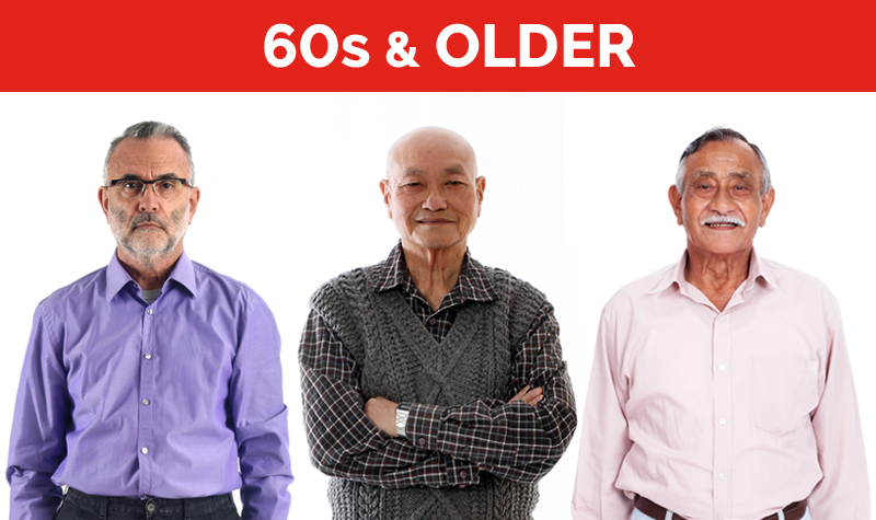 men's health exam checklist for 60s and older
