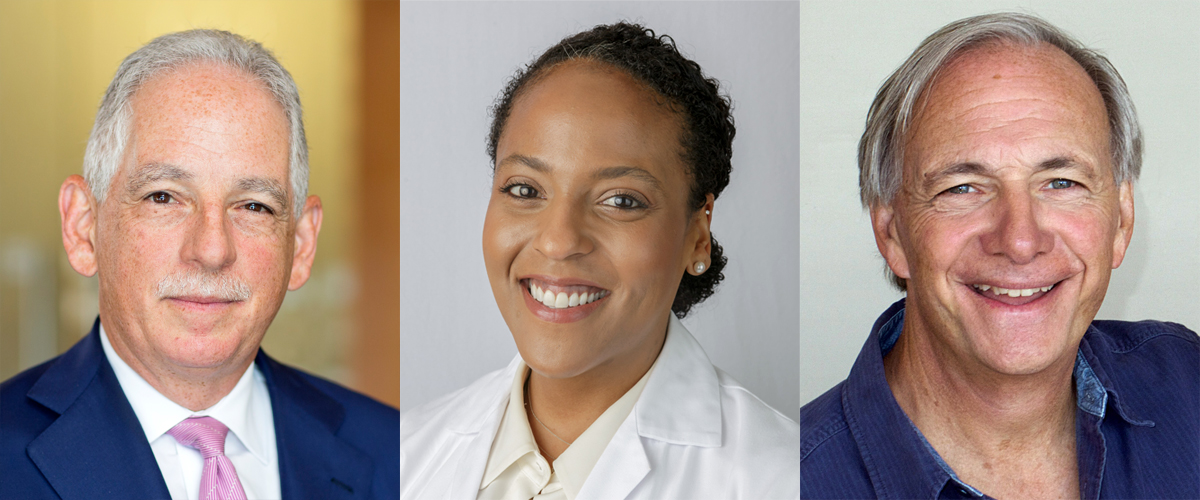 Dr. Steven J. Corwin, Dr. Julia Iyasere, and Mr. Ray Dalio discuss NewYork-Presbyterian's Dalio Center for Health Justice.