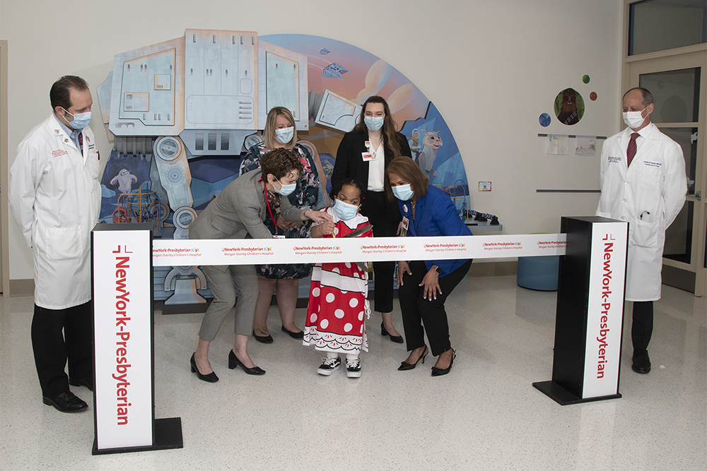 Ribbon cutting to launch Disney initiative at NewYork-Presbyterian Morgan Stanley Children’s Hospital on April 20.